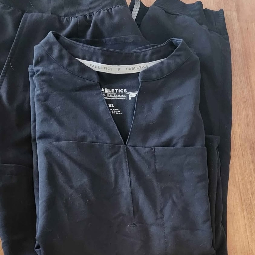 Fabletics Midnight Black Lounge Set - image 1